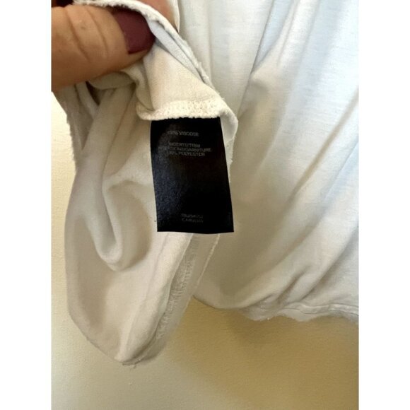 Robbi & Nikki Sleeveless White Blouse M - Picture 8 of 8